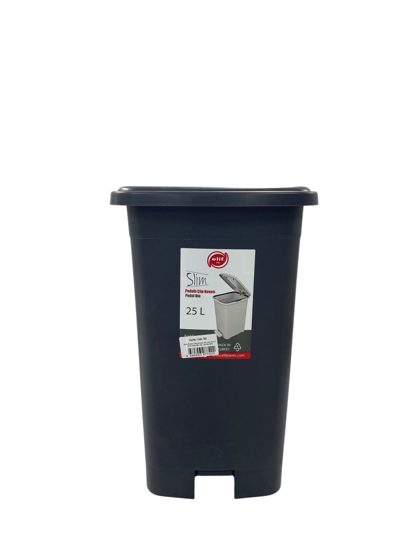 ELİF PEDALLI 25 L ÇÖP KOVASI