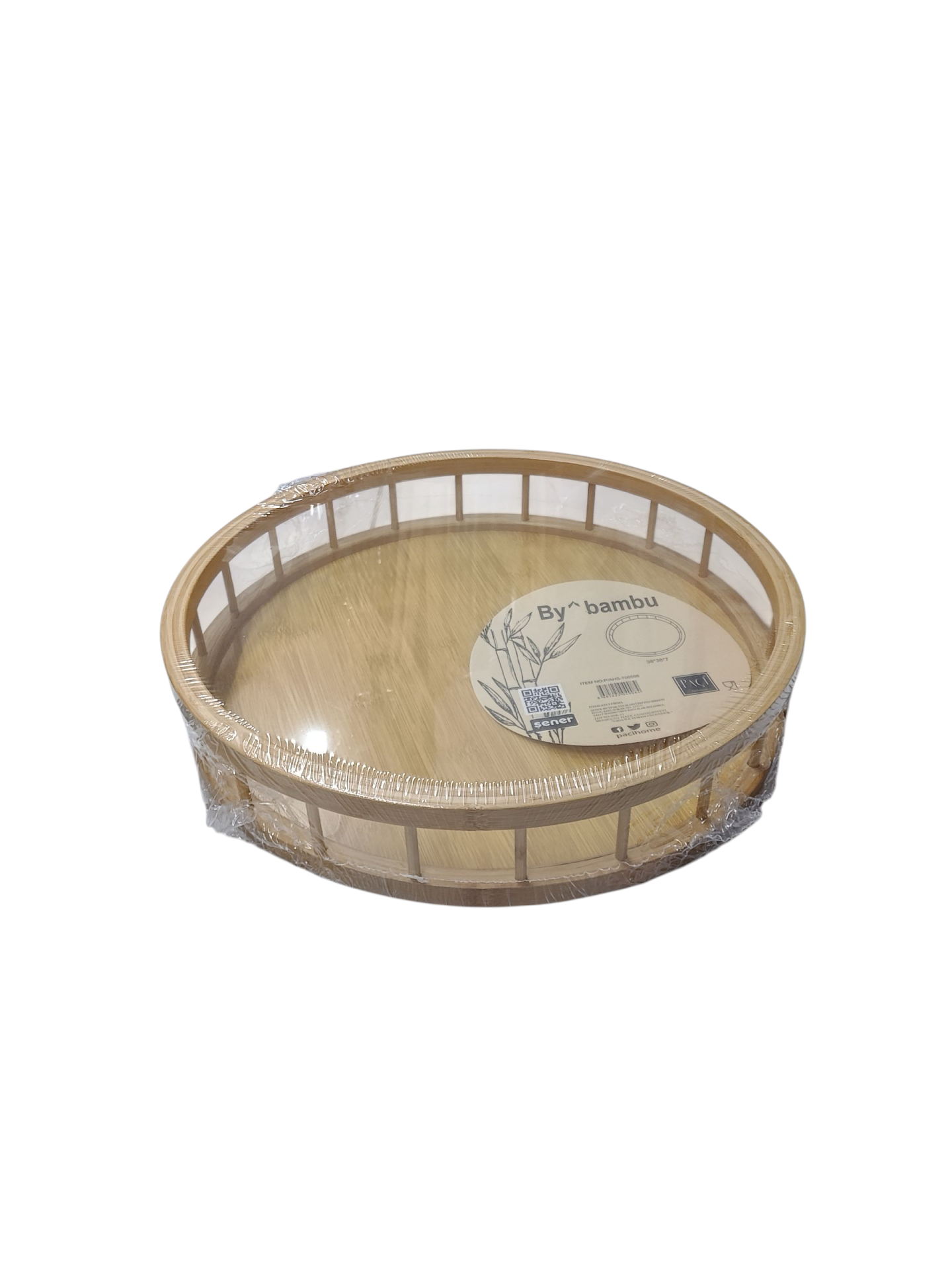 Bambu tepsi çitli yuvark