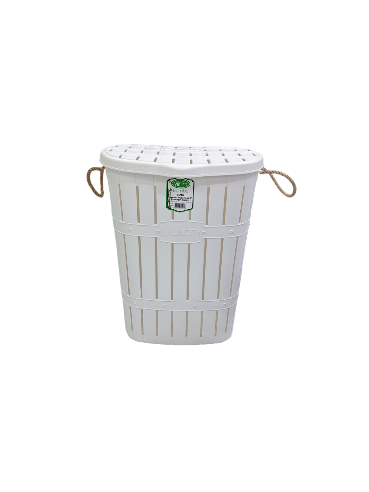 Bambu Halatlı kirli sepeti